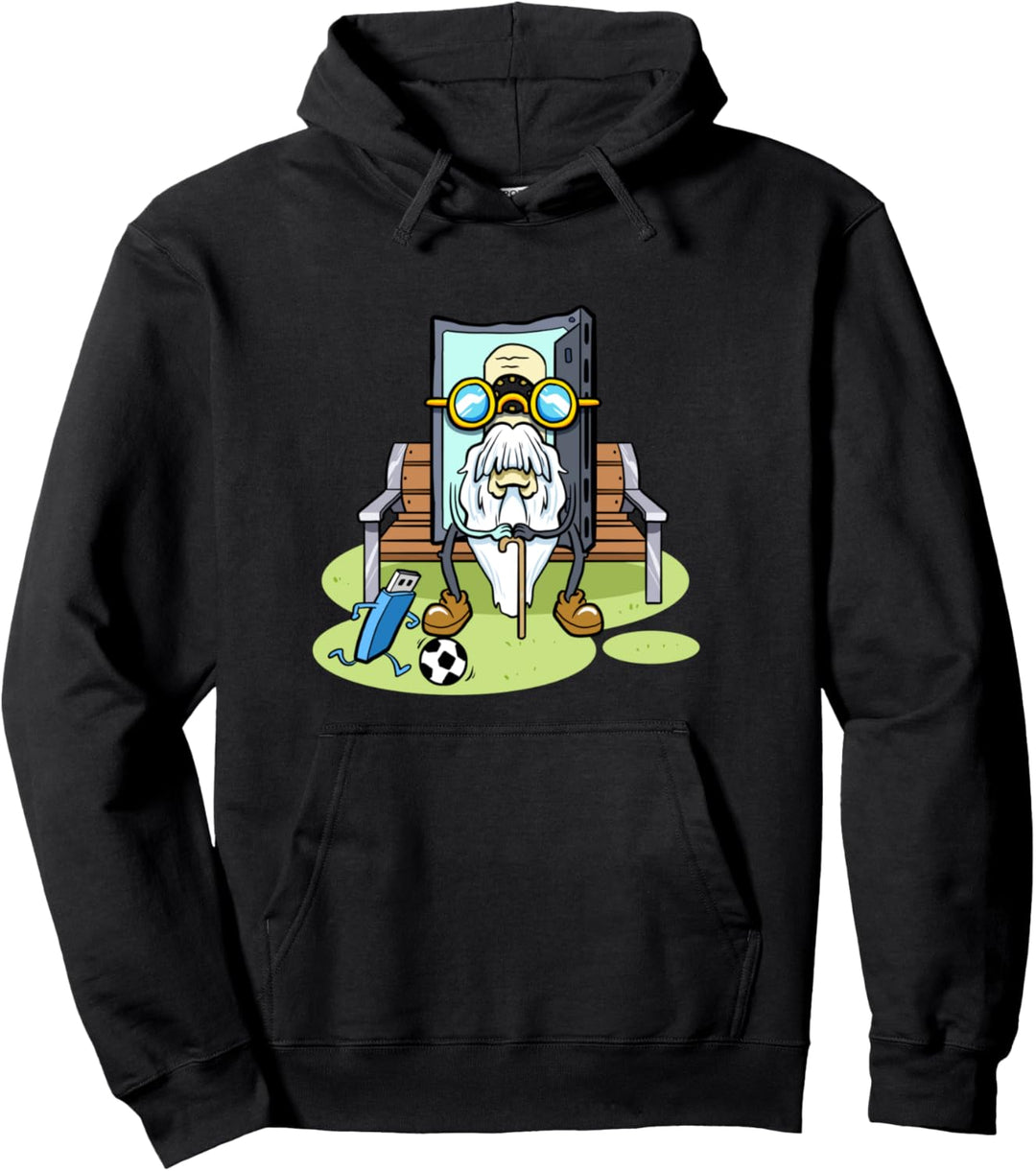 80er 90er Jahre Kassettenband mit Musik, sitzend im Ruhestand Pullover Hoodie