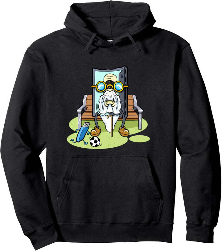 80er 90er Jahre Kassettenband mit Musik, sitzend im Ruhestand Pullover Hoodie