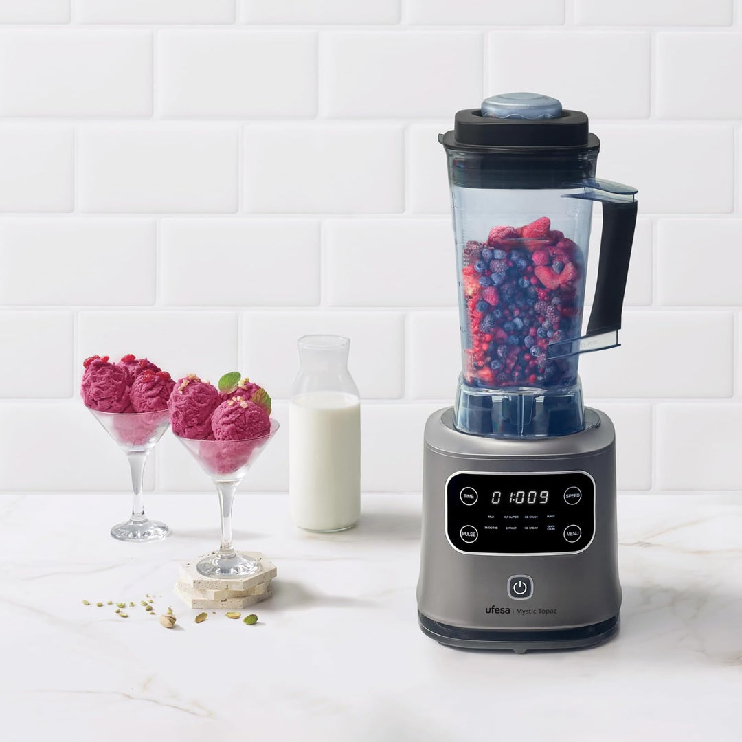 Ufesa Mystiz Topaz Standmixer, 2000W Leistung, 2L Tritan-Krug, Elektronische Geschwindigkeitssteueru