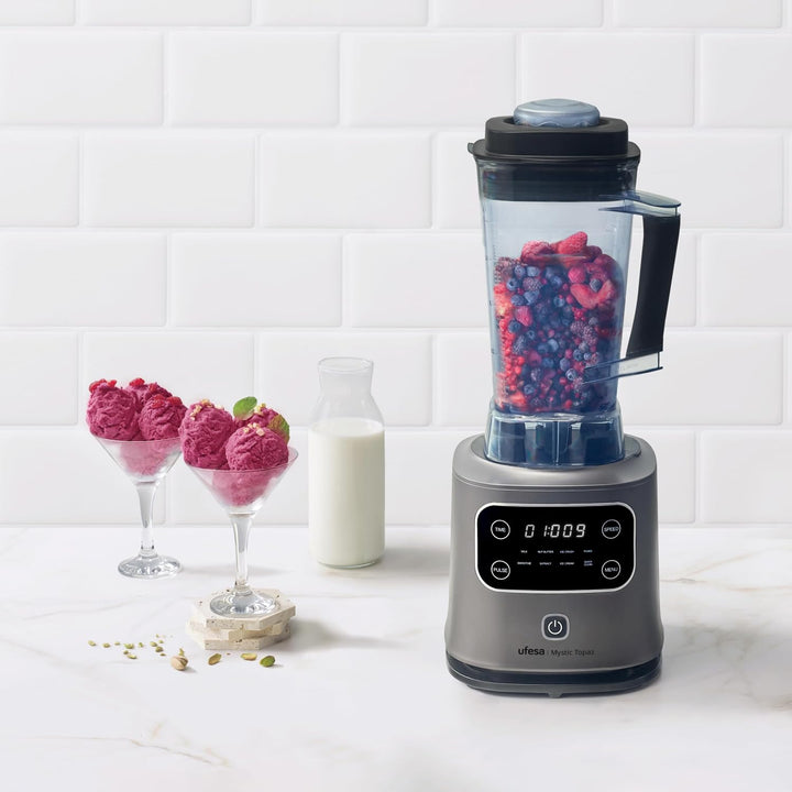 Ufesa Mystiz Topaz Standmixer, 2000W Leistung, 2L Tritan-Krug, Elektronische Geschwindigkeitssteueru