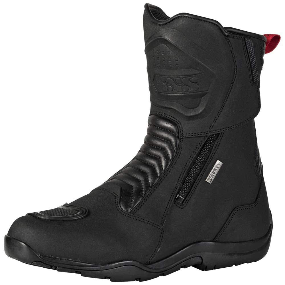 IXS Pacego ST Tour Stiefel - Atmungsaktiv & Wasserdicht - Rindsleder Schwarz 40 EU, Schwarz 40 EU