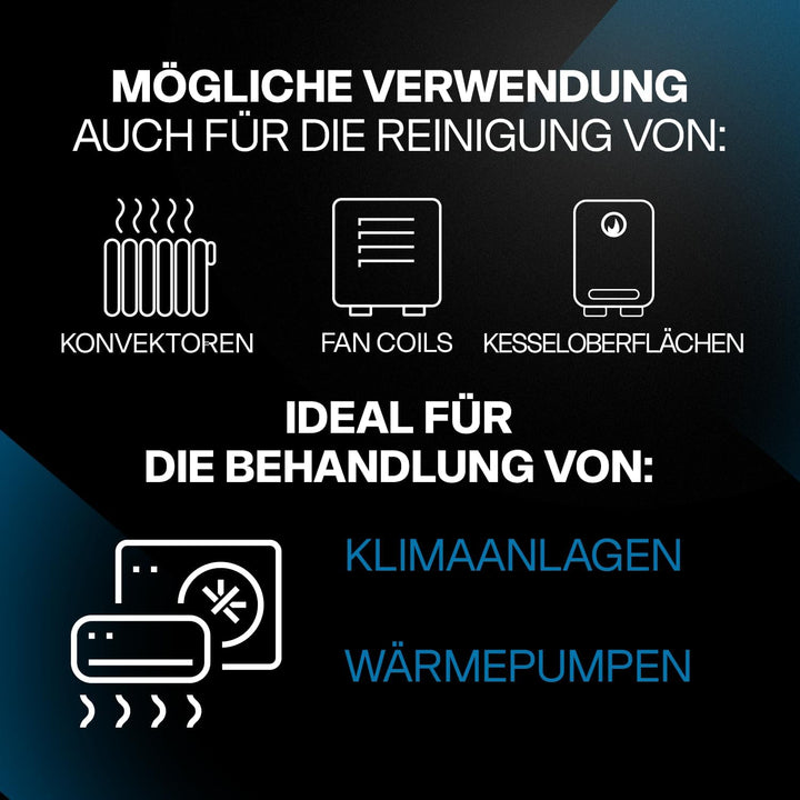 Errecom Clima-Net, Reiniger für Klimaanlagen, Filter, Lamellen und Aussengeräte, 1L Clima Net, Clima