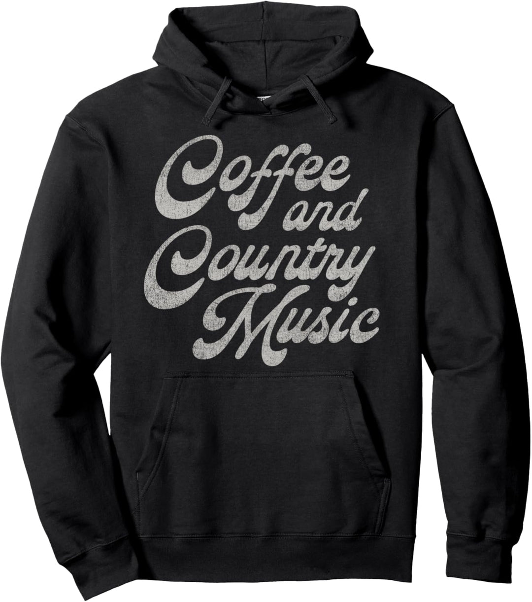 Trendy Country and Coffee Pullover Hoodie