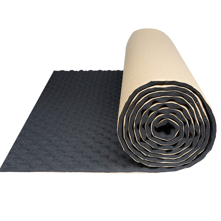 X AUTOHAUX Auto Schallabsorptionswellenschaumdämpfer Schallschutz Dämmmatte Schwarz 300cm*100cm