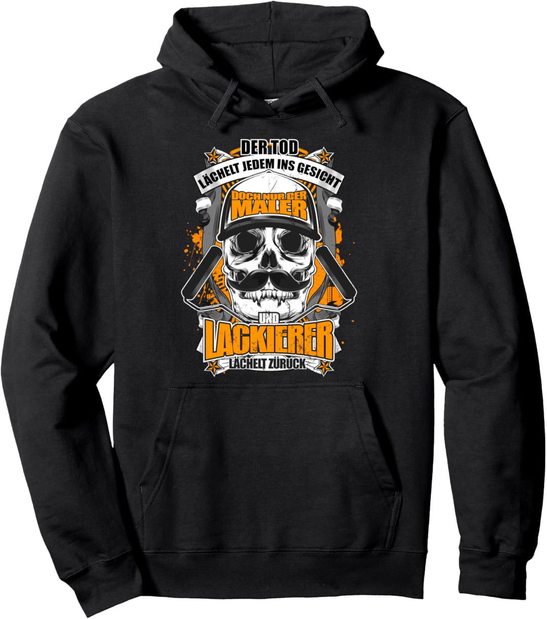 Der Maler und Lackierer Lächelt Zurück Pullover Hoodie