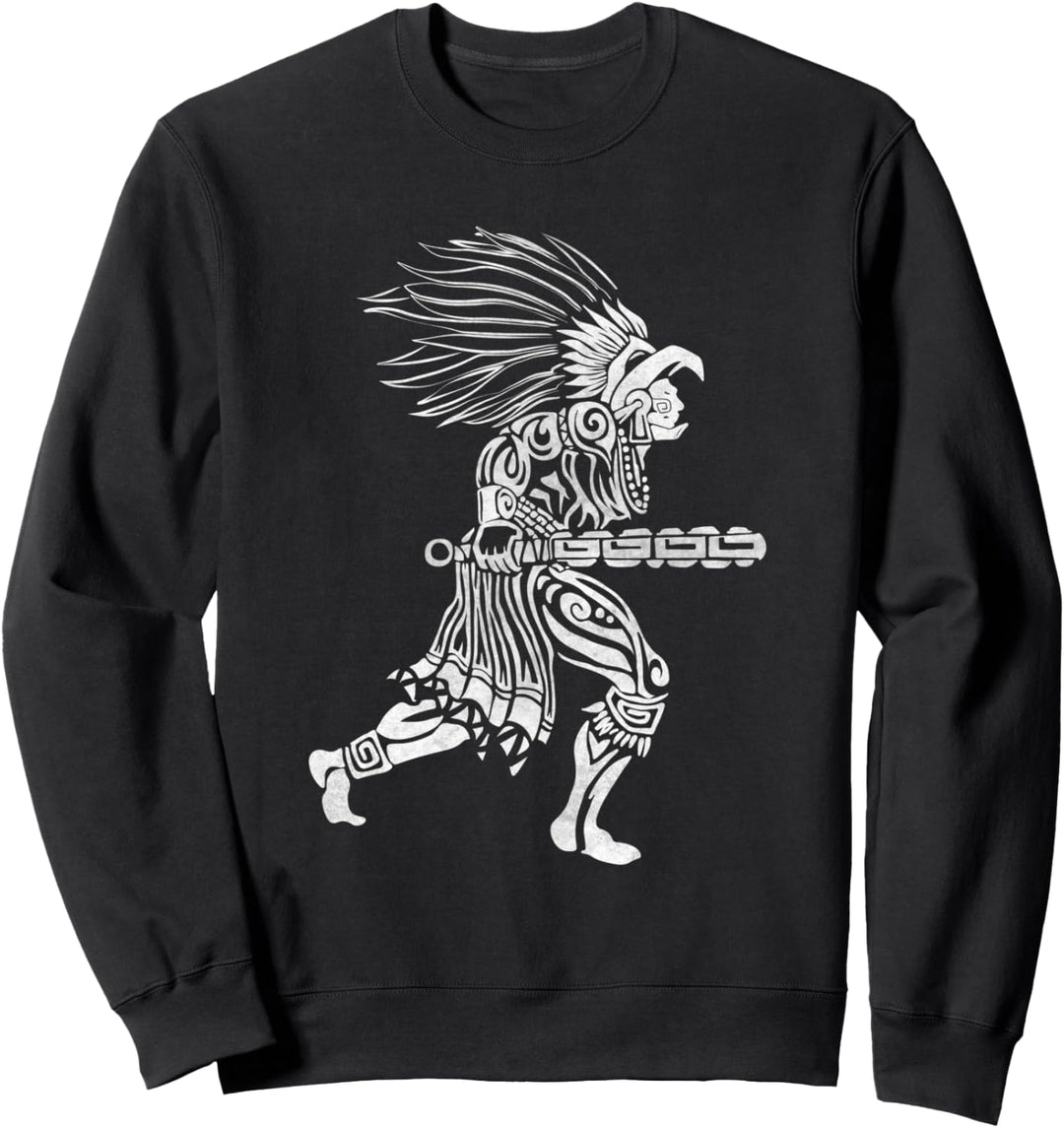 Aztec Jaguar Warrior Maya-Krieger Azteken Sweatshirt