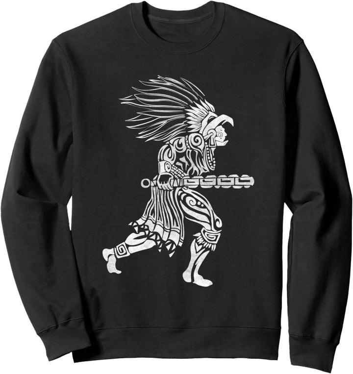 Aztec Jaguar Warrior Maya-Krieger Azteken Sweatshirt