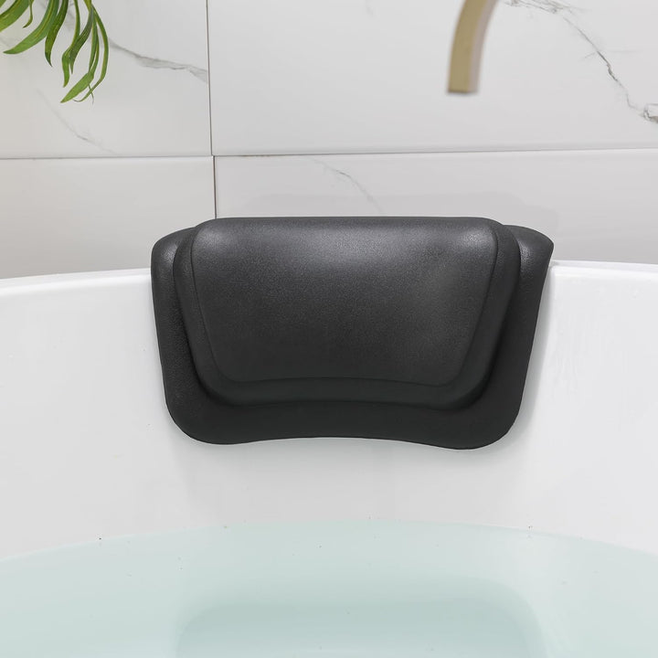 Badewannenkissen Wasserdicht mit Saugnäpfen, Ergonomisches Badekissen für Badewanne, Kopf- Nacken- u