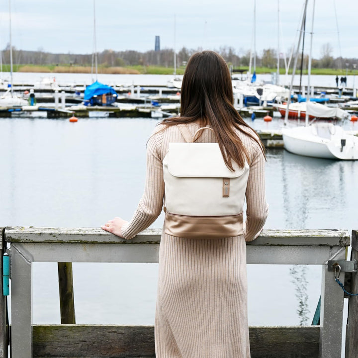 Zwei JANA Rucksack JR13 oat, Oat