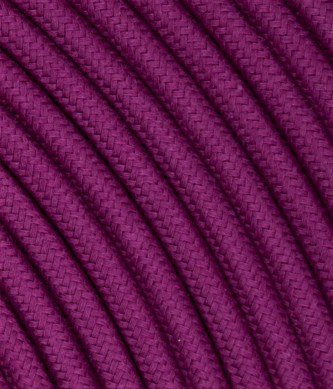 LaMorell LightDesign Textilkabel für Lampe, Stoffkabel 3-adrig (3x0,75mm²) - Violett Alpenveilchen.