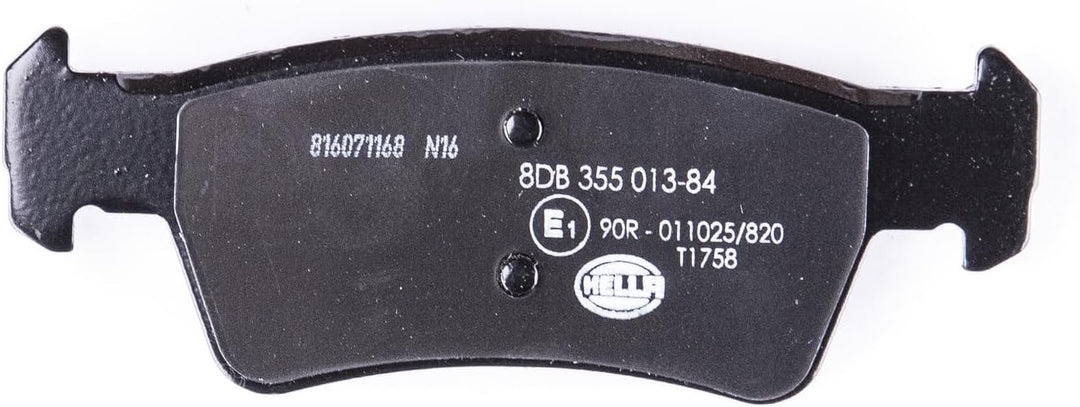 HELLA PAGID 8DB 355 013-841 Bremsbelagsatz - T1758 - Dicke/Stärke: 19mm - Bremssystem: Teves - mit i