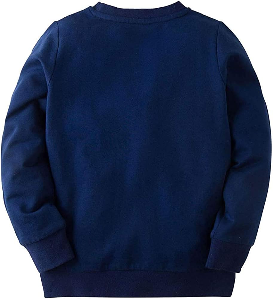 Mädchen Sweatshirt für Kinder Süss Cartoon Pullover Baumwolle Top Langarm T-Shirt Grösse 1-12 Jahre