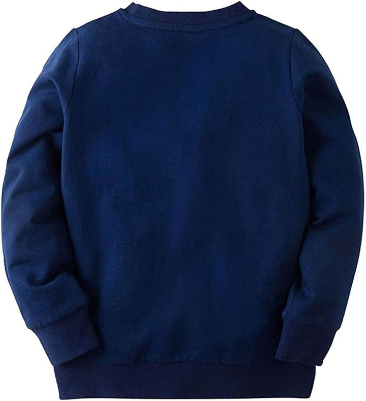 Mädchen Sweatshirt für Kinder Süss Cartoon Pullover Baumwolle Top Langarm T-Shirt Grösse 1-12 Jahre