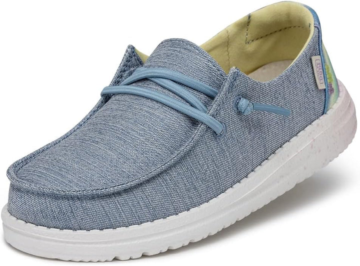 Hey Dude Damen Wendy SOX Mokassin Sparkle Denim 30 EU, Sparkle Denim 30 EU