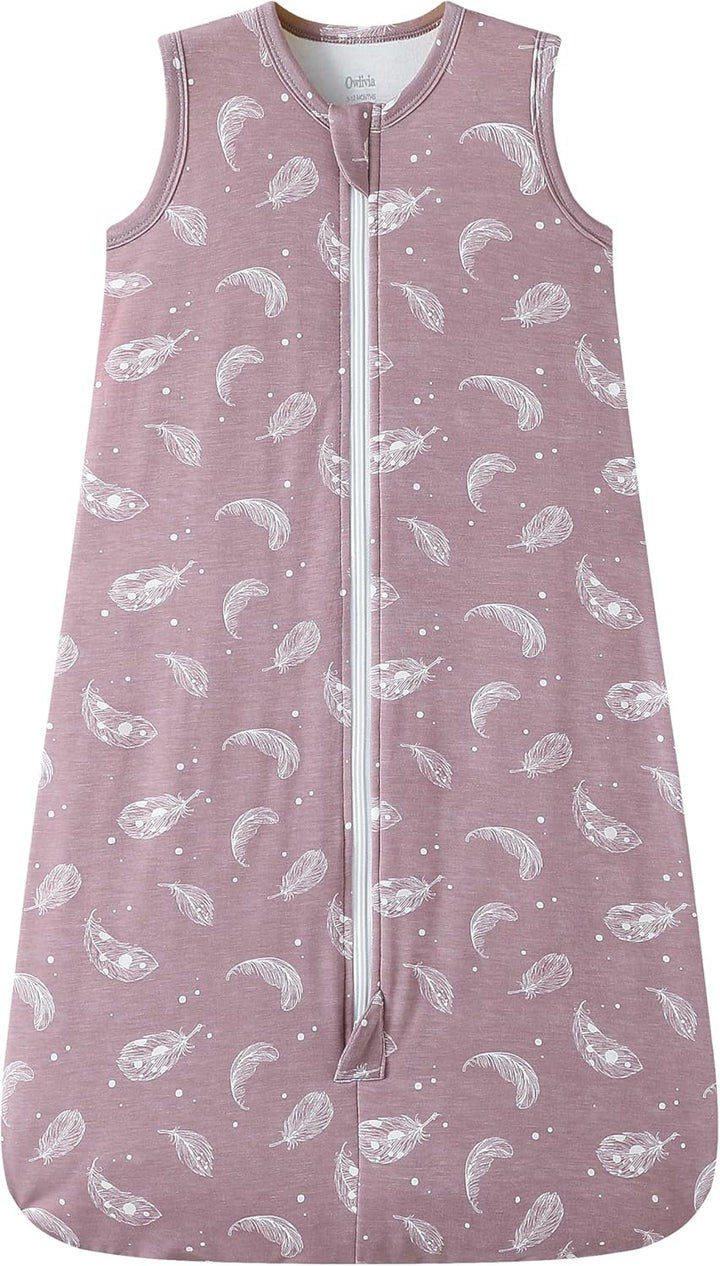 Owlivia Bambus Baby Schlafsack Unisex Kleinkinder-Schlafsack 1.0 TOG Tragbare Decke Baby Jungen Mädc