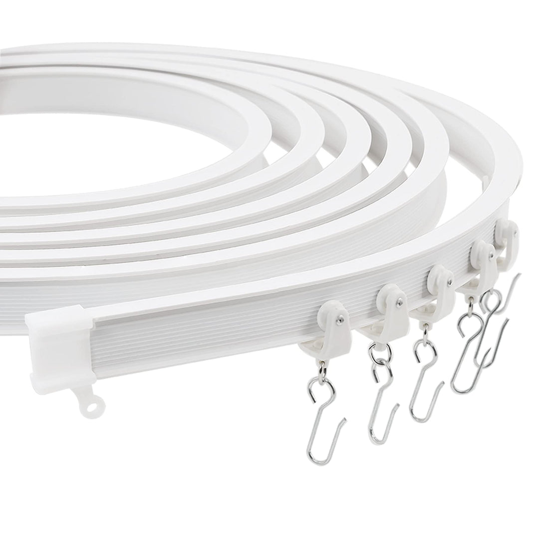 Trimold Premium 6 m Deckenvorhangschienensystem, flexibles und langlebiges Design für müheloses Glei