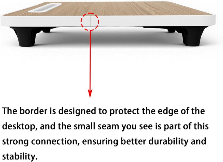 Laptop Bed Desk - Small Laptoptisch für Frühstück im Bett, Arbeitszimmer, Büroarbeit, Gaming, Schrei