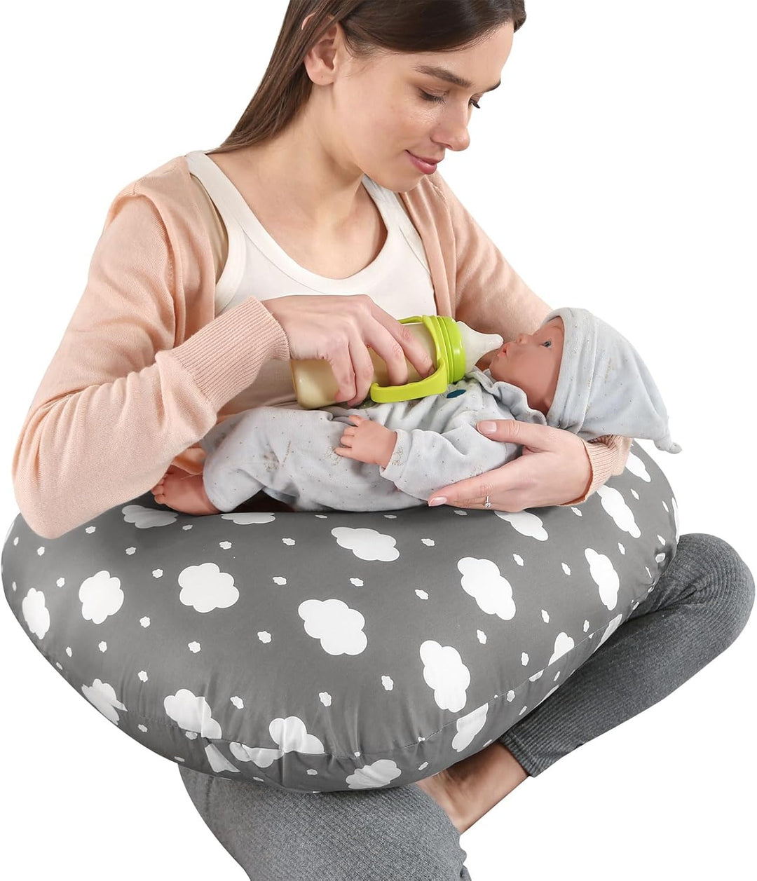 Stillkissen für das Stillen, Ergonomisches Stützkissen Schwangerschaftskissen für Mutter Baby, Still