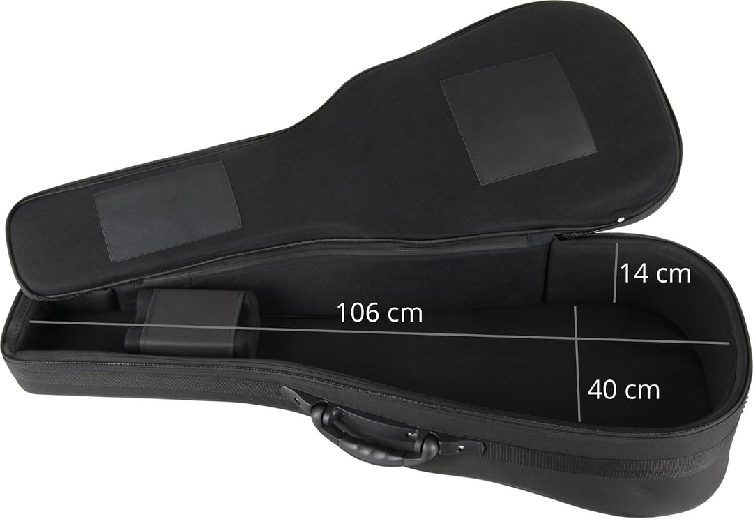 ROCKTILE WGSC-4122BK Softcase für Westerngitarre, Aussenabmessungen: ca. 110 | Passend für jede West