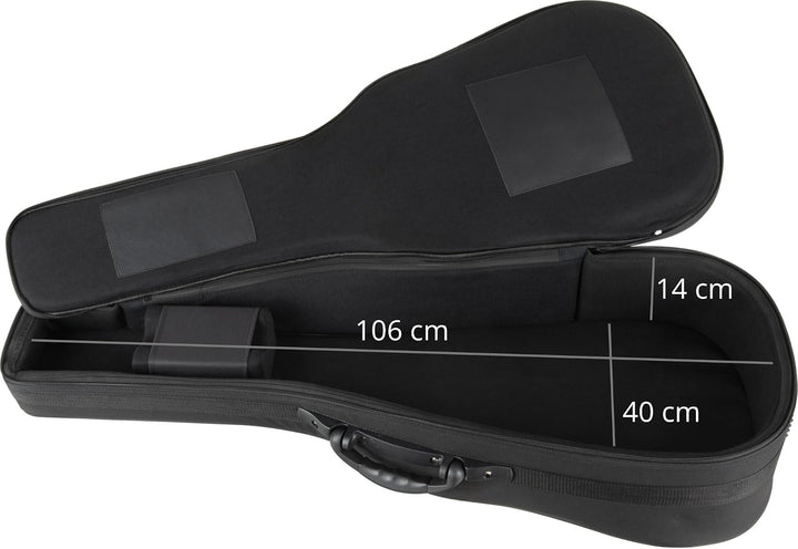 ROCKTILE WGSC-4122BK Softcase für Westerngitarre, Aussenabmessungen: ca. 110 | Passend für jede West
