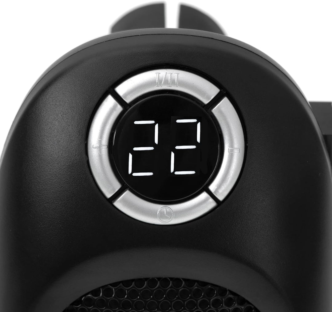 Adler | Mini-Heizung mit Standfuss | nahezu überall aufstellbar | 12-Stunden-Timer | 400W, grosse di