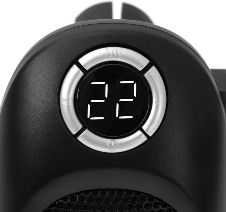 Adler | Mini-Heizung mit Standfuss | nahezu überall aufstellbar | 12-Stunden-Timer | 400W, grosse di