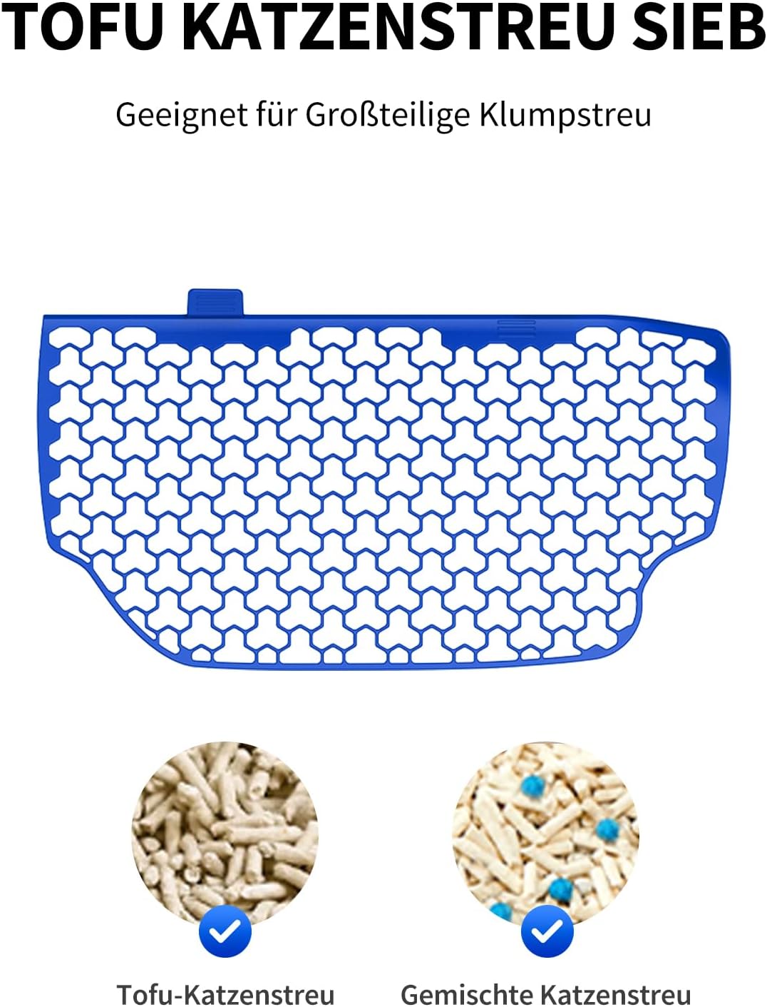 PETKIT Standard-Katzenstreu-Sieb Exklusiv für PUROBOT Ultra Selbstreinigende Katzentoilette, Kompati