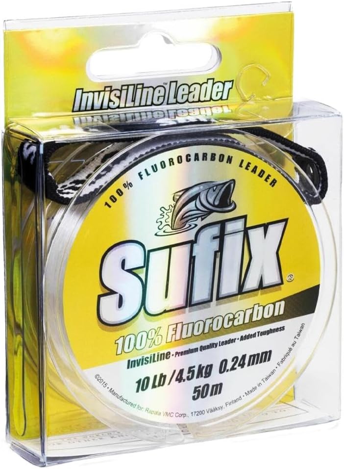 Sufix Invisiline 100% Fluorocarbon unsichtbar Angeln Line/Leader 100lb, 100lb