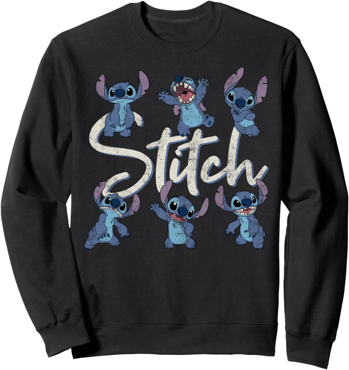 Disney Lilo & Stitch Poses Of Stitch Sweatshirt