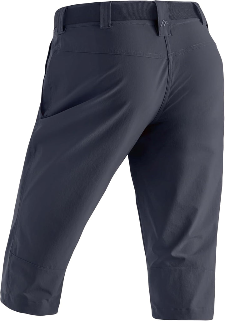 Maier Sports Damen Inara Slim Capri Hose, Night Sky, XS, Blau