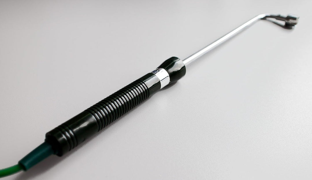 PeakTech Typ-K Temperaturfühler, -50 bis 500 °C, Temperatursonde für Oberflächentemperatur, Durchmes