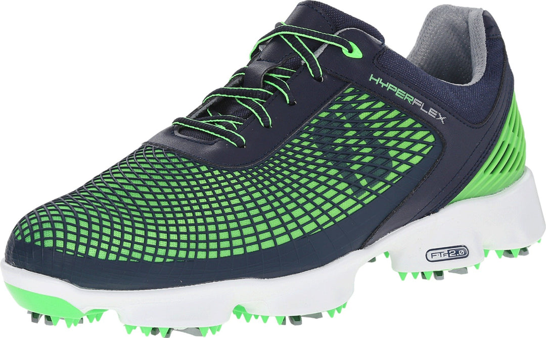 Footjoy Herren Hyperflex Golfschuhe 42 EU Marineblau Neon, 42 EU Marineblau Neon