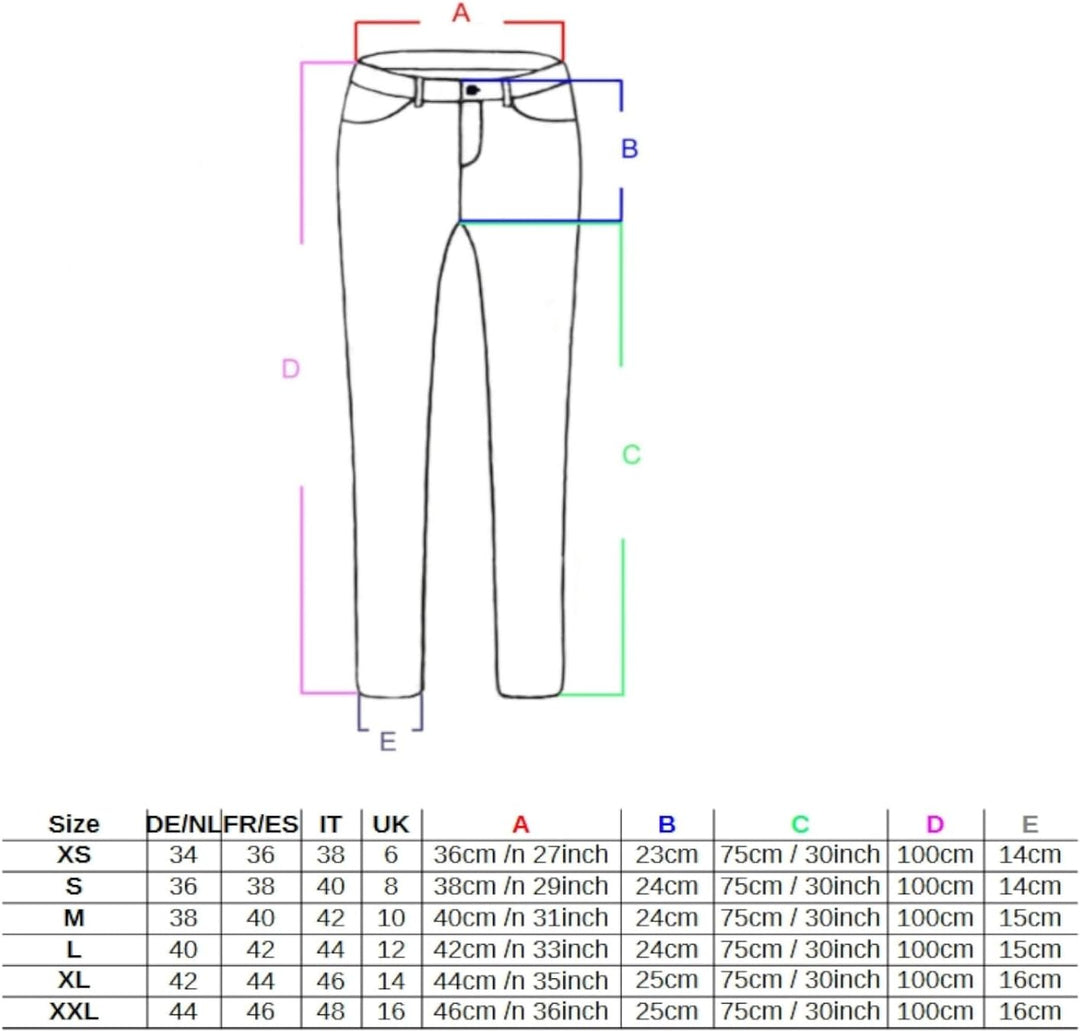 Fraternel Chino Damenhose Stoffhose normal Waist XXL Khaki, XXL Khaki