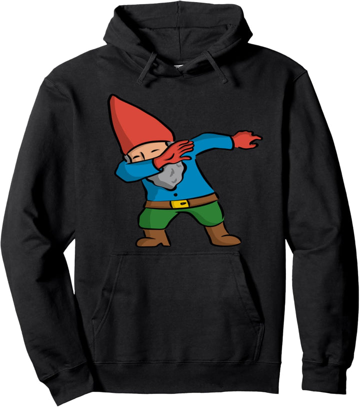 Funny Dabbing Gnome Pullover Hoodie