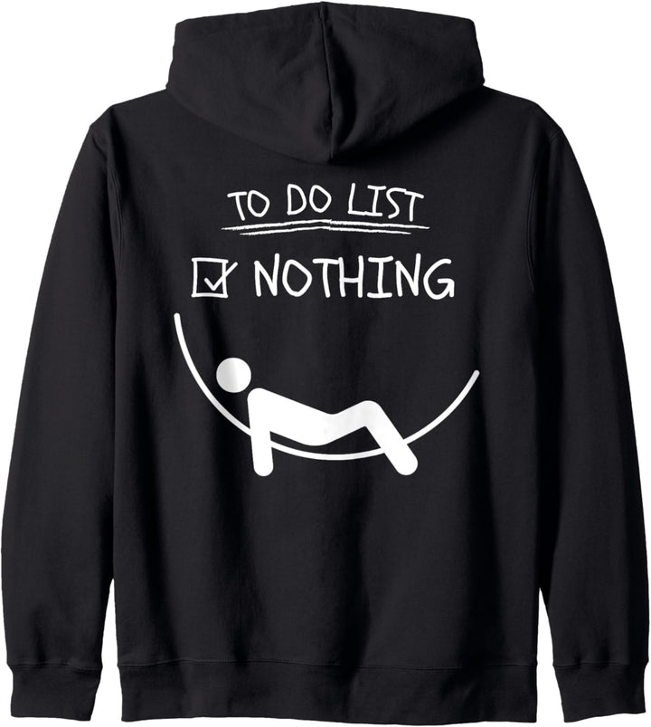 Ich chill mal und ruh mich aus! Faulenzer To Do Liste Kapuzenjacke
