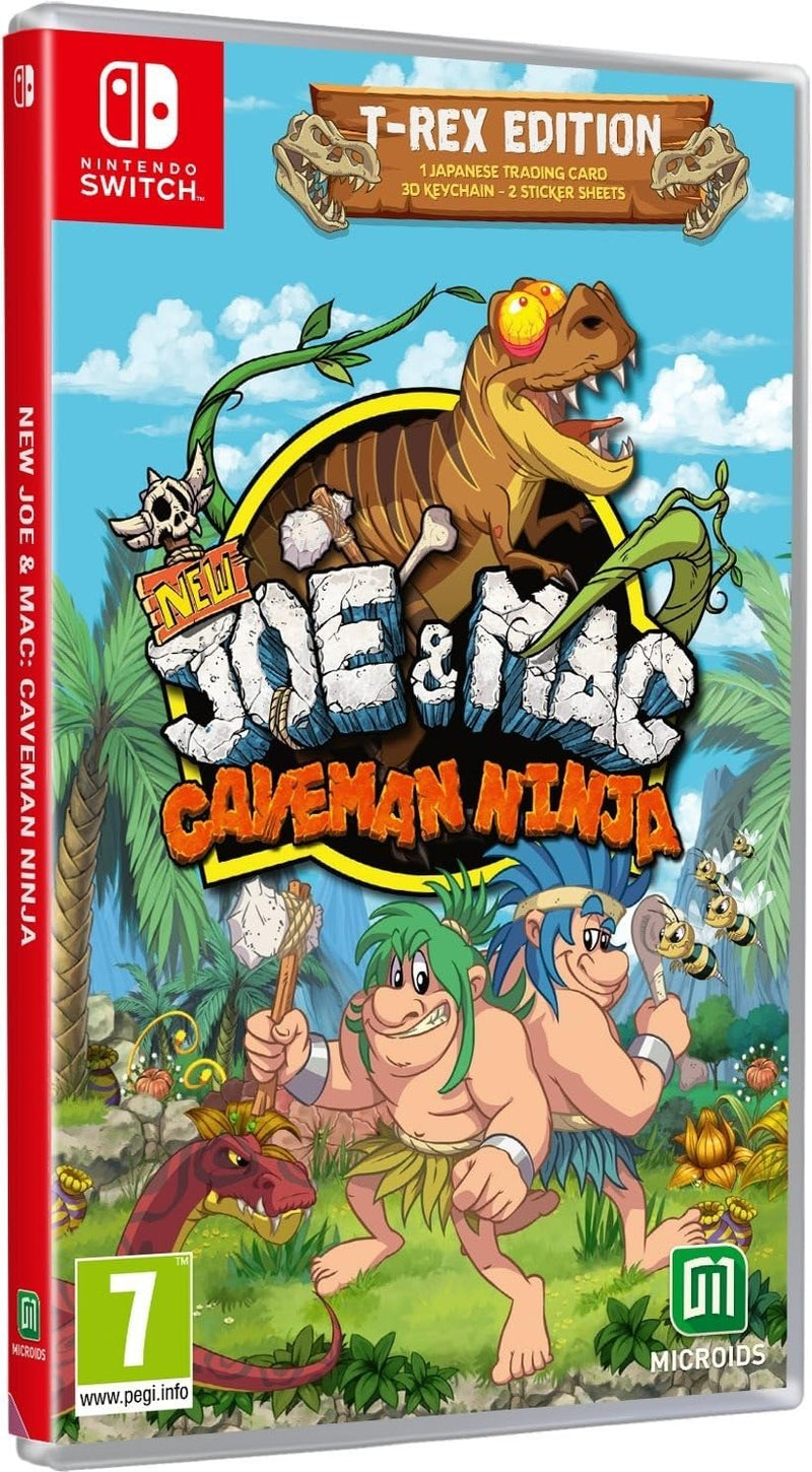 New Joe und Mac Haveman Ninja T-Rex Edition Game Switch