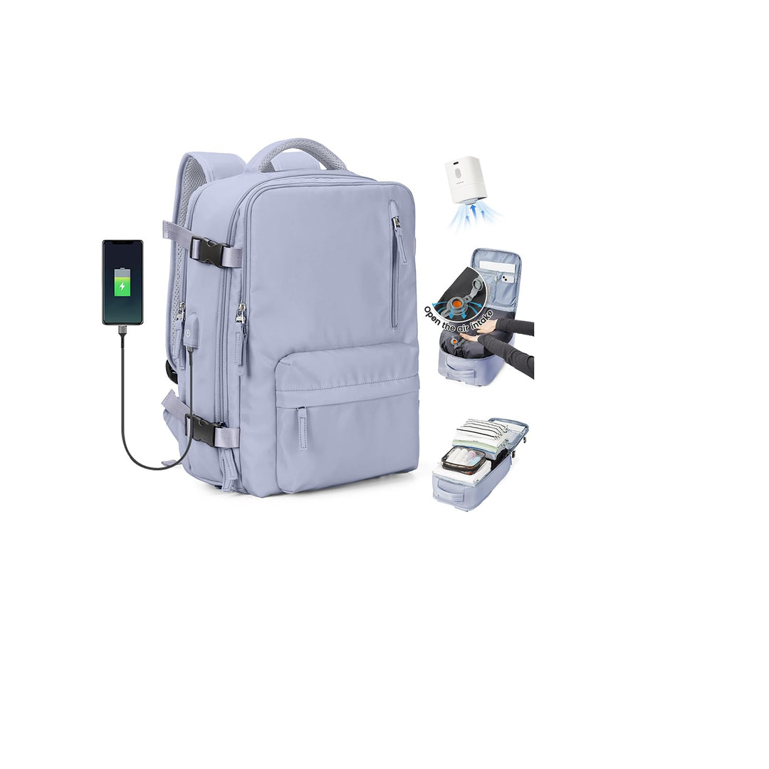 SZLX Vakuum Rucksack Handgepäck Damen, Airbag Rucksack Vakuum mit Vakuumsystem für Reisen, Ryanair V