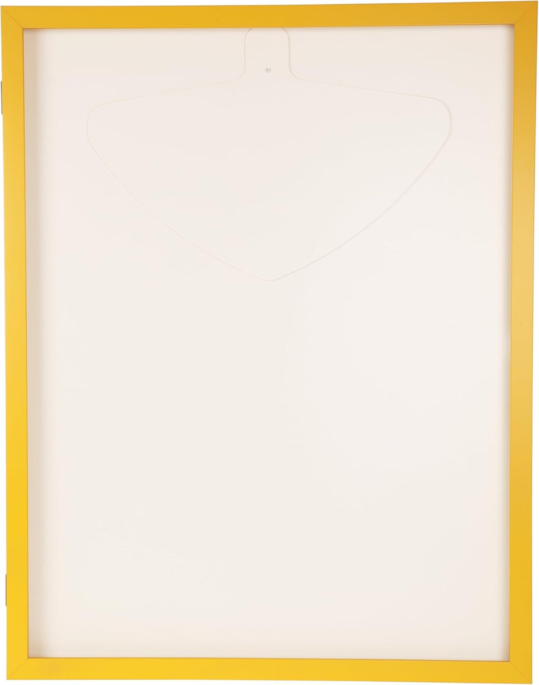 Trikotrahmen mit Drehtür – 'Gelb-Blau' - Rückwand Weiss | Grösse: 90x70cm - von vorne bestückbar - s