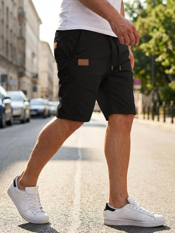 JMIERR Kurze Hosen Herren Sommer Shorts Herren Chino Baumwolle Elastische Taille mit Taschen S-3XL M