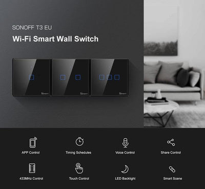 Sonoff Touch-Schalter T3 3C WiFi Marke
