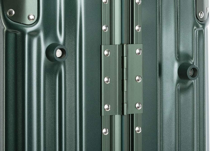 Travelhouse London Koffer Grün S-55cm, M-65cm · 2er-Set · Alu-Rahmen · Polykarbonat Hartschale · Han