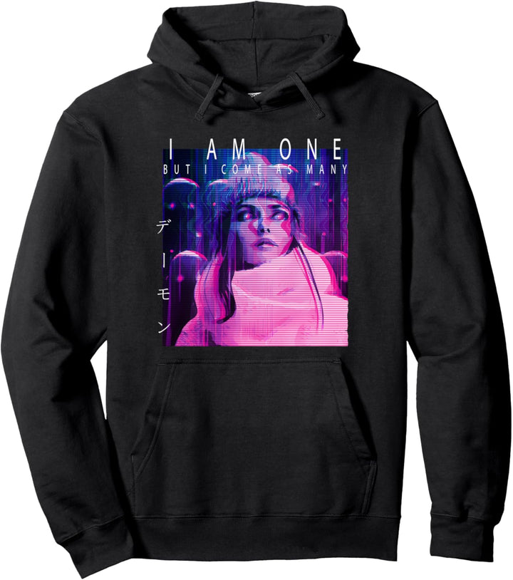 Weirdcore Glitchcore Aesthetic Vaporwave Japanisch Dämon Pullover Hoodie