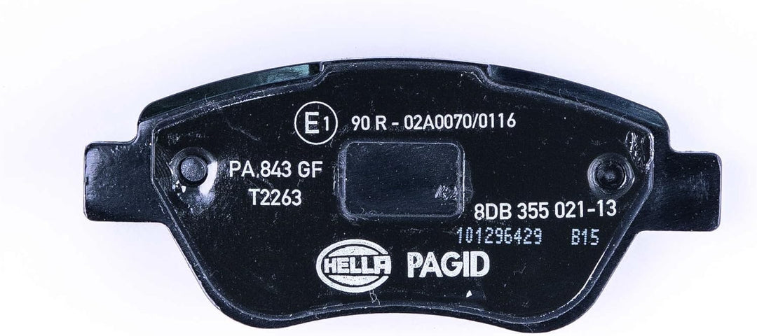 HELLA PAGID 8DB 355 021-131 Bremsbelagsatz - T2263 - Dicke/Stärke: 17mm - Bremssystem: Bosch - mit a