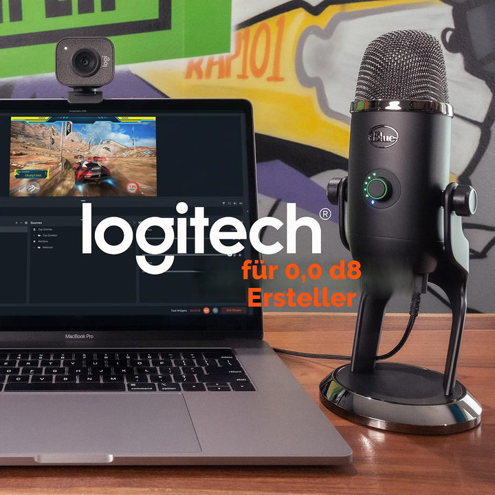 Logitech Yeti Mikrofone 10-jährig Anniversary Edition – Mikrofon – USB – Silber