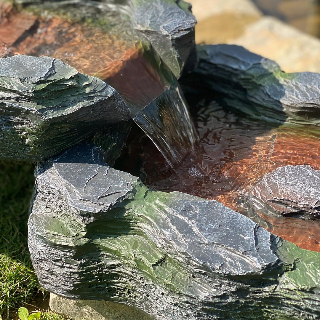 Köhko Bachlauf Mulde-Quelle Wasserfall Zulauf mit Wasserzulauf 140014 1er-Mulde-Quelle, 1er-Mulde-Qu
