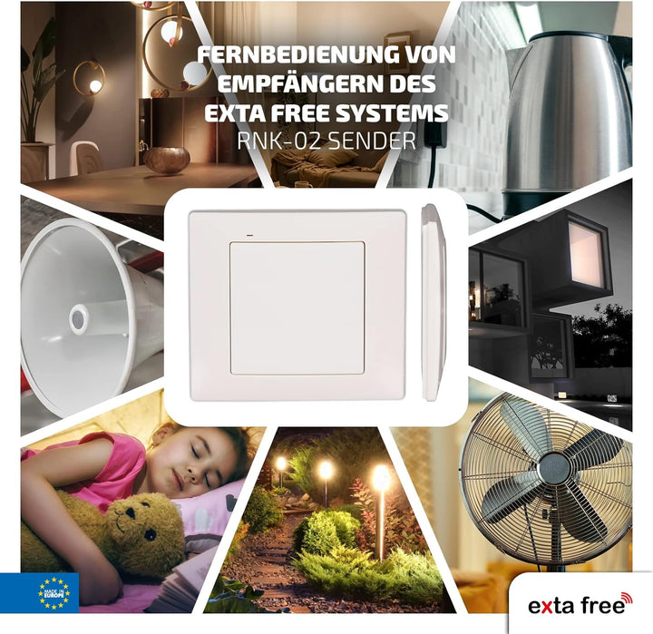 EXTA FREE RNK-02 2- Kanal- Funksender mit Taste