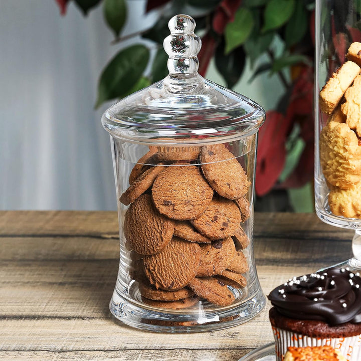 BELLE VOUS Süssigkeiten Glas mit Deckel Set im Viktorianischen Stil (3er Pack) Bonbonglas mit Deckel