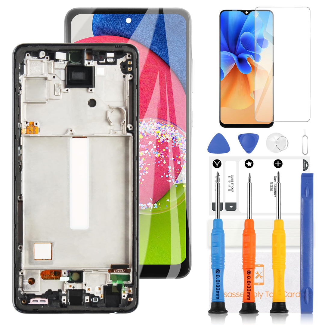 LADYSON LCD-Bildschirm für Samsung Galaxy A52S 5G A528B Ersatz-LCD-Bildschirm SM-A528B TFT LCD Displ