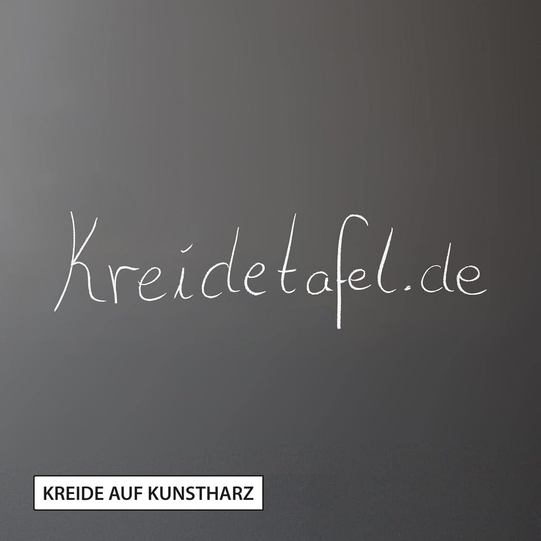 Wetterfeste Kreidetafel schwarz mit Rundbogen, 90 x 60 cm