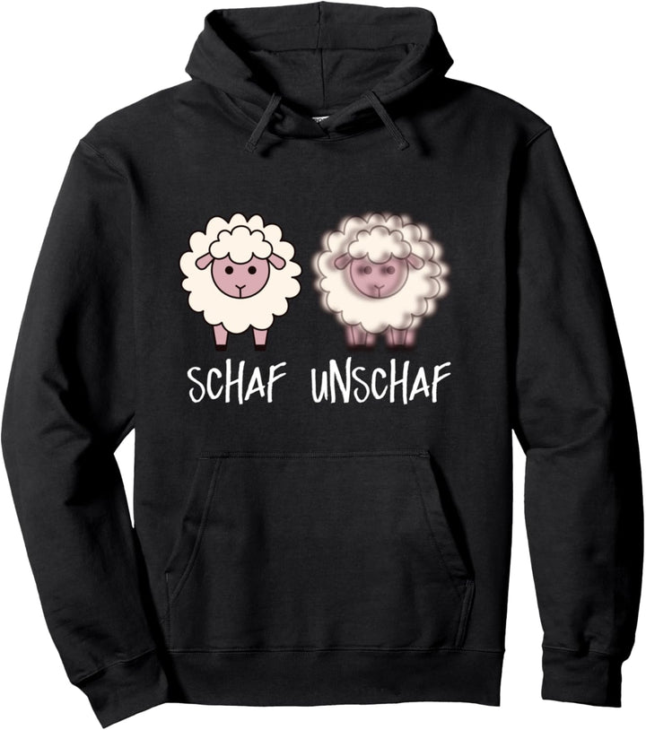 Schäfer I Landwirt I Wortwitz I Wortspiel I Schaf Unschaf Pullover Hoodie